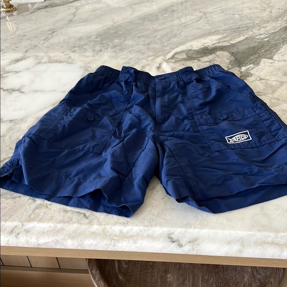 Aftco Men’s Original Fishing Shorts Size 30 Navy size 30